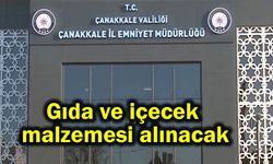 Gıda ve içecek malzemesi alınacak