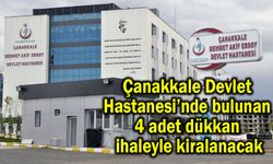 Çanakkale İl Sağlık Müdürlüğü'nden taşınmaz kiralama ihalesi