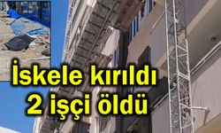 İskele kırıldı 2 işçi öldü