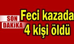 Feci kazada 4 kişi öldü (Tıkla izle)