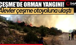 İzmir-Çeşme Otoyolu ulaşıma kapatıldı (Video)