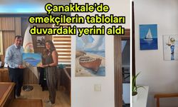 Çanakkale’de emekçilerin tabloları duvardaki yerini aldı