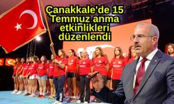 Çanakkale'de 15 Temmuz anma etkinlikleri düzenlendi (Video)