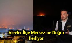 Alevler ilçe merkezine doğru ilerliyor