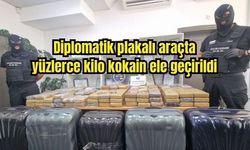 Diplomatik plakalı araçta yüzlerce kilo kokain ele geçirildi