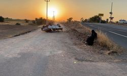 Takla atan aracından çıktı başında Kuran okudu