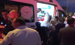 Gelin düğün salonu yerine hastaneye kaldırıldı (Video)