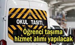 Araç kiralama hizmeti alınacak