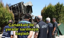 Çanakkale'de yaralar sarılmaya başladı