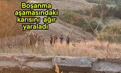 Boşanma aşamasındaki karısını  ağır yaraladı