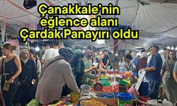 Çanakkale’nin eğlence alanı Çardak panayırı oldu
