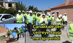 Çanakkale’den çevreye saygı  mesajı verildi (Video)