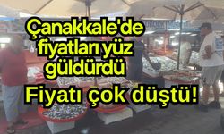 Çanakkale'de fiyatları yüz güldürdü