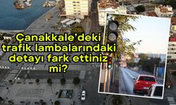 Çanakkale’deki trafik lambalarındaki detayı fark ettiniz mi?
