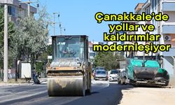 Çanakkale’de yollar ve kaldırımlar modernleşiyor