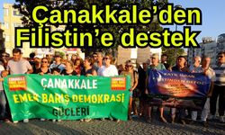 Çanakkale’den Filistin’e destek
