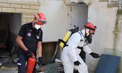 Gerçeği aratmayan deprem tatbikatı