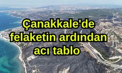 Çanakkale'de felaketin ardından acı tablo (Video)