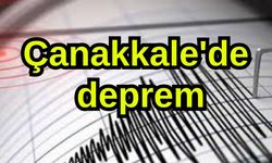 Çanakkale'de deprem