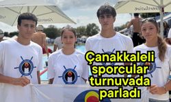 Çanakkaleli sporcular turnuvada parladı