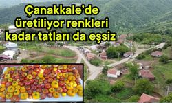 Çanakkale’de üretiliyor renkleri kadar tatları da eşsiz