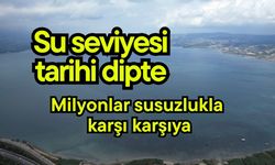 Su seviyesi tarihi dipte, milyonlar susuzlukla karşı karşıya (Video)
