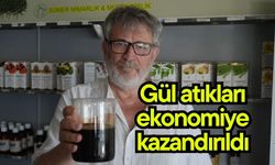 Gül atıkları ekonomiye kazandırıldı (Video)