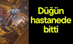 Düğün hastanede bitti (Video)