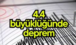 4.4 büyüklüğünde deprem