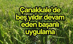 Çanakkale’de beş yıldır devam eden başarılı uygulama