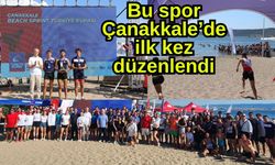 Bu spor Çanakkale’de ilk kez düzenlendi