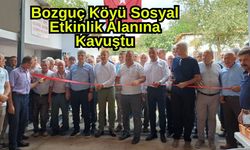 Bozguç Köyü sosyal etkinlik alanına kavuştu