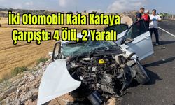İki otomobil kafa kafaya çarpıştı: 4 ölü, 1’i ağır 2 yaralı (Video)