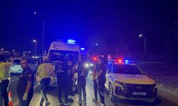 Çalıntı araçla kaçak göçmen taşırken kaza yaptı