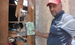 Çanakkale'deki yangında küle dönen evde Kuran sapa sağlam kaldı