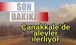Çanakkale’de alevler ilerliyor