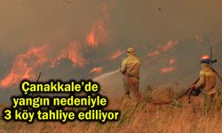 Çanakkale’de yangın nedeniyle 3 köy tahliye ediliyor