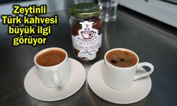 Zeytinli Türk kahvesi büyük ilgi görüyor (Video)