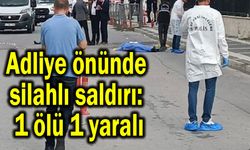 Adliye önünde silahlı saldırı: 1 ölü 1 yaralı