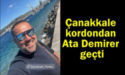 Çanakkale kordondan Ata Demirer geçti