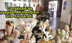 Çanakkale’de yaşayan Mühendisin sıra dışı sanatı