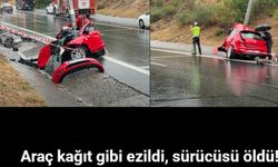 Direğe çarptı, hayatını kaybetti (Video)
