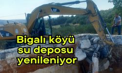 Bigalı köyü su deposu yenileniyor