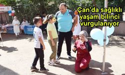 Çan’da sağlıklı yaşam bilinci vurgulanıyor
