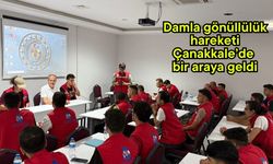 Damla gönüllülük hareketi Çanakkale’de bir araya geldi