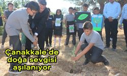 Çanakkale’de doğa sevgisi aşılanıyor