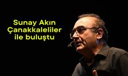 Sunay Akın, Çanakkaleliler ile buluştu