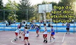 Biga’da spor dolu etkinlikler sürüyor