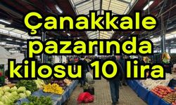 Çanakkale pazarında kilosu 10 lira