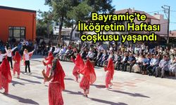 Bayramiç’te İlköğretim Haftası coşkusu yaşandı